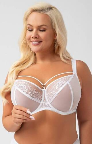 K 496 Paradise sutien moale Gorsenia - alb