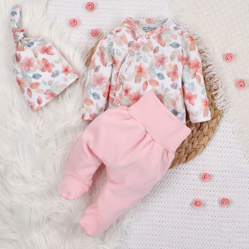 ABN-5411 Body plic Nini cu mâneci lungi Colorful Flowers