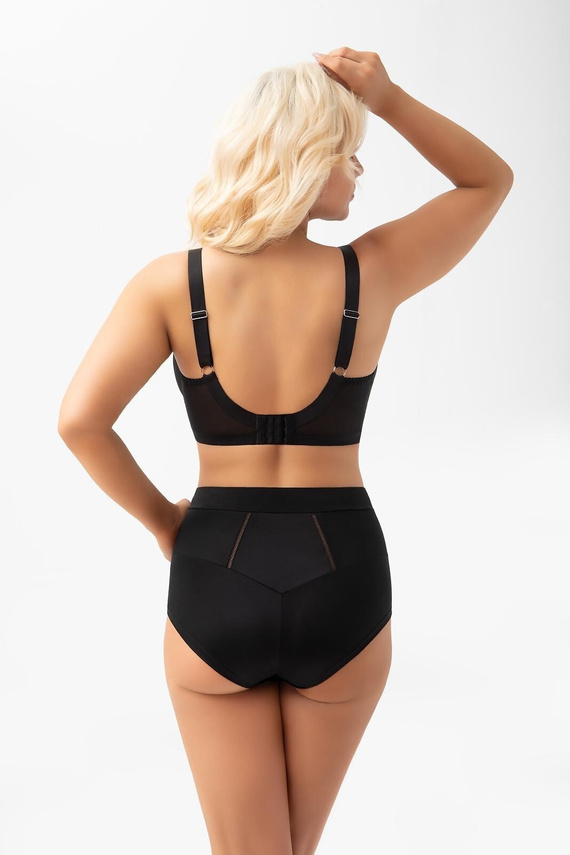 Gorsenia G035 Ismena sutien soft cu susținere laterală pentru bust mare, negru
