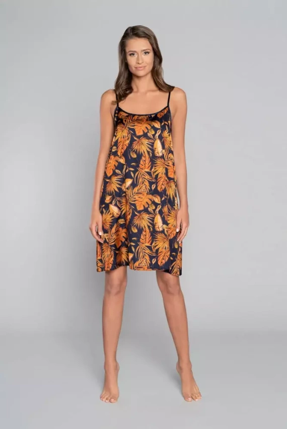 Cămașă pentru femei Monstera, slim-fit Italia Fashion - print