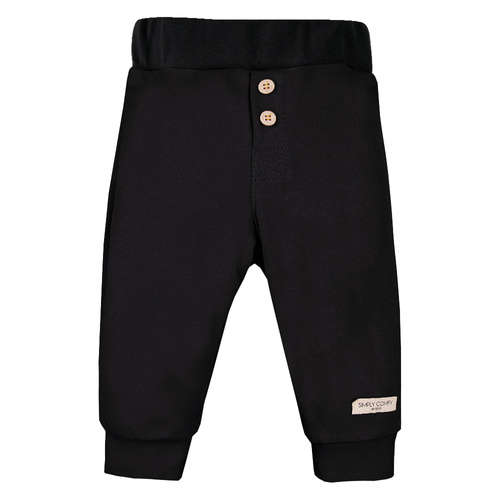 Pantaloni copii Eevi Simply Comfy 100% bumbac negri