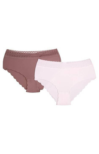 42826 Polly 2 Slip dama pachet de 2 Henderson - roz caramel-deschis
