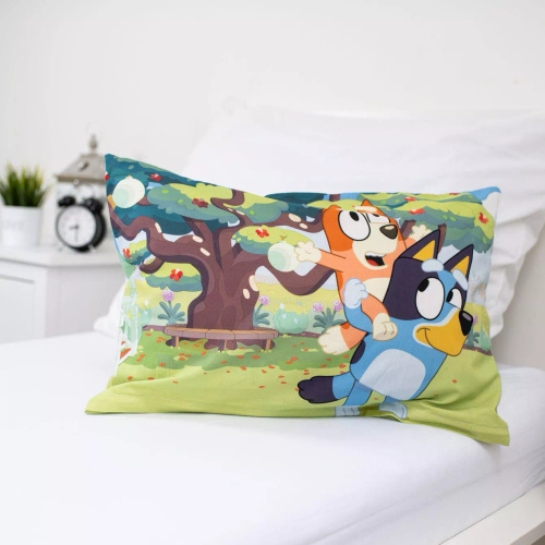 Lenjerie de pat din bumbac 100x135 Bluey 061 albastru 40x60 Jerry Fabrics