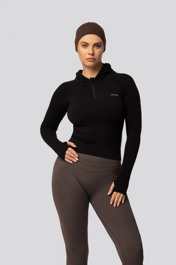 Colanți push-up Spaio PRO talie înaltă modelatori opaci chocolate