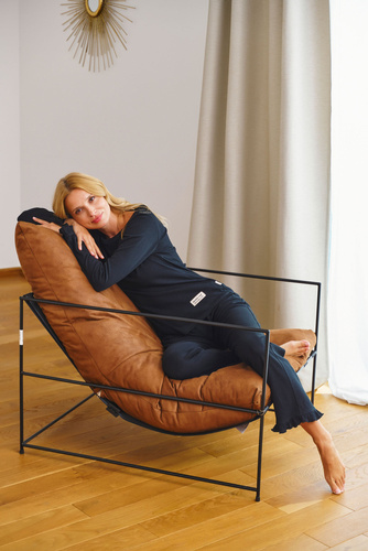 7161 Pijamale de damă Doctor Nap - neagră