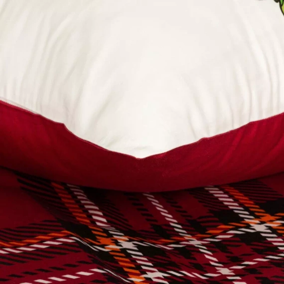 Lenjerie de pat de Crăciun Elsa Eurofirany bej, 100% bumbac, cu fermoar