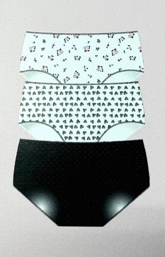 Chiloți Essentials 3488 Midi 2H100 A'3 Cotonella