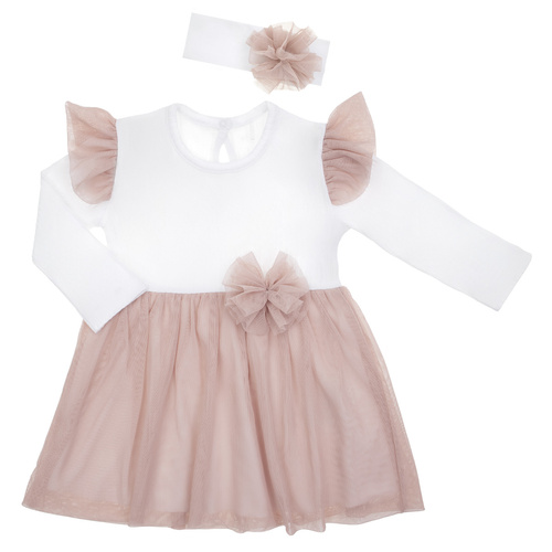 169065 Rochie cu maneca lunga si bentita Nicol