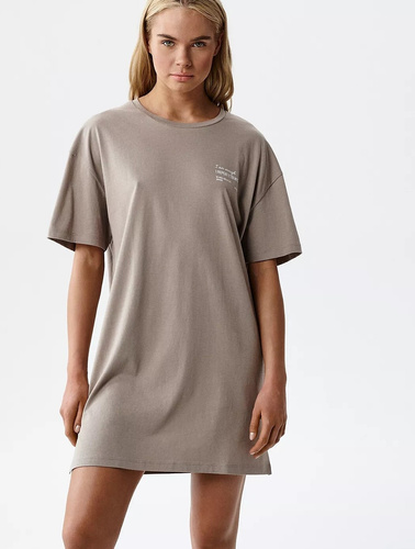 NLD-001 cămașă de noapte damă 100% bumbac, croială lejeră