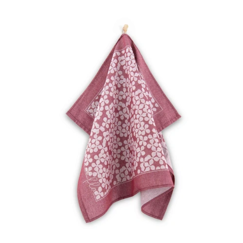 Șervet de bucătărie FLORES Zwoltex 50x70 bumbac bordo Ultrasoft 200 g/m²