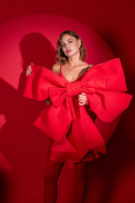 758 Cordelia cămașă de damă De Lafense - roșu