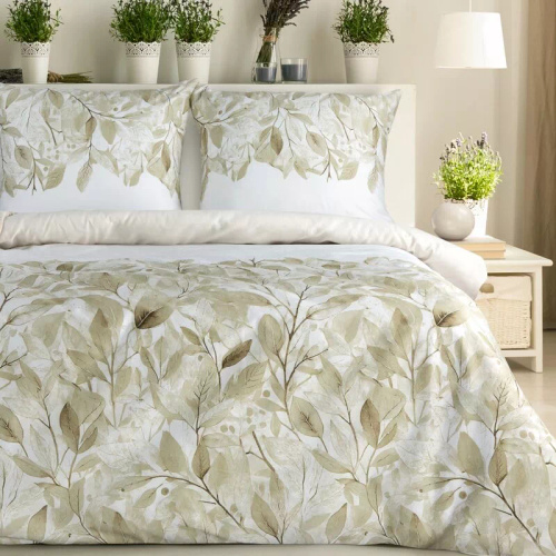 Eurofirany SPRING 70 lenjerie pat 100% bumbac satinat Oeko-Tex