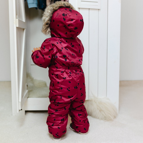 Dogs & Spots Eevi salopetă de iarnă - fructe de pădure