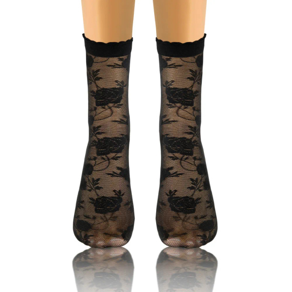 Șosete damă Sesto Senso, model 010, trandafiri