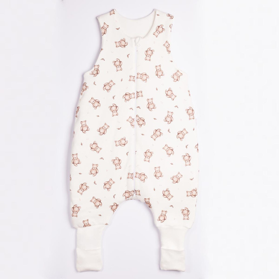 Sac de dormit cu pantaloni Nicol 227044 din bumbac cu ursuleți 9–24 luni