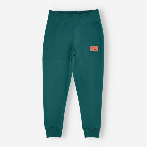 KAR-0040/BUT Pantaloni de trening pentru baieti Lagarto Verde - verde sticla