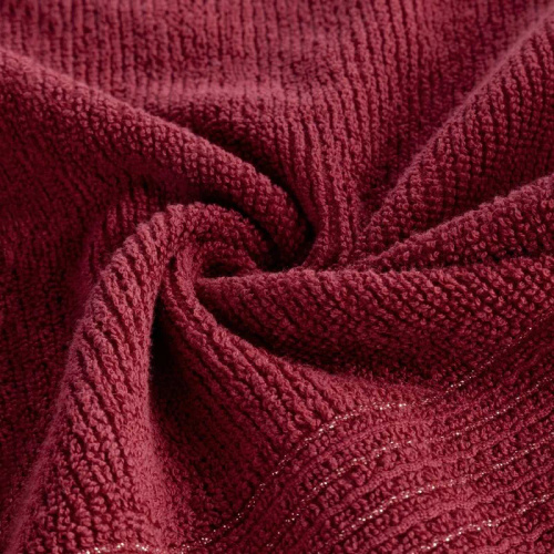 Set de 3 prosoape Eurofirany 500 GSM bumbac în cutie premium bordo