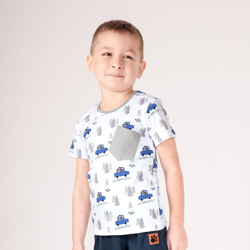 214138 Bluză cu mâneci scurte „Muki” Nicol