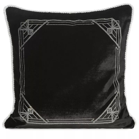 Fata de perna Royal 9 velur cu cristale Eurofirany negru