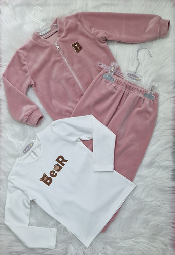 Bluza copii Bear Bambarillo ecru | Bumbac, maneca lunga