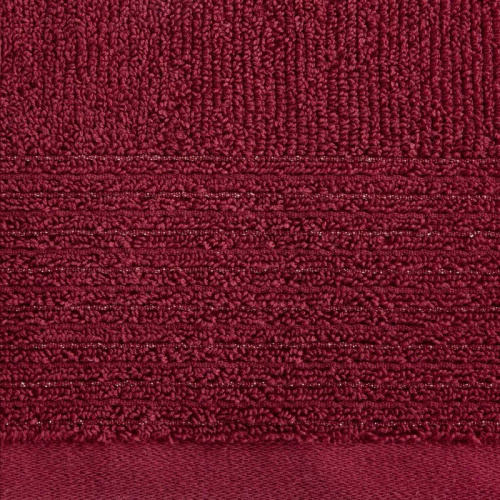 Set de 3 prosoape Eurofirany 500 GSM bumbac în cutie premium bordo
