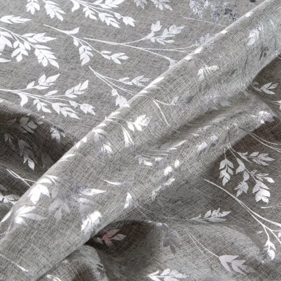 Feta de masa Simona frunze cu imprimeu Eurocortain lucios, argintiu