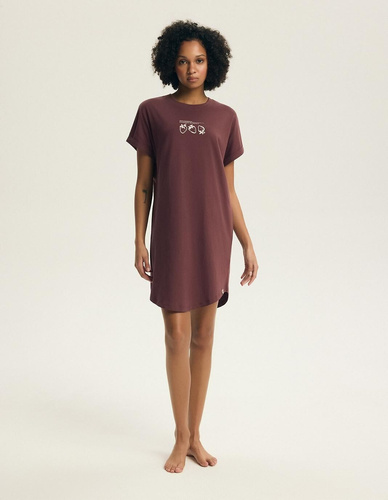 Cămașă de noapte Henderson Evika 45184 – bumbac, imprimeu fructe