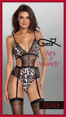 Luna 9013 Body Damskie Gatta -czarny
