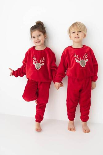 Pijama pentru copii Harriet Kids Sensis - roșu