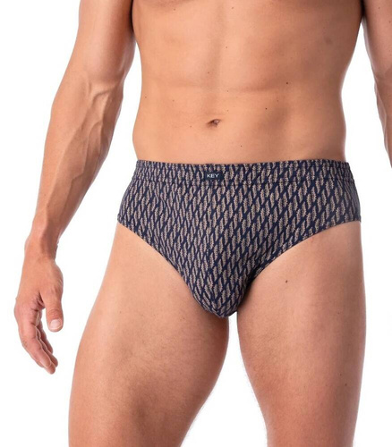 MPC 821 A'2 Slip bărbați pachet de 2 Key - maro-albastru marin