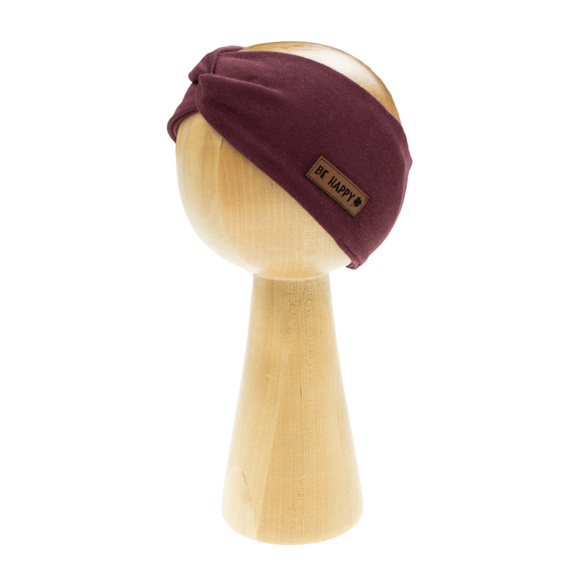 217066 Bentita din bumbac Alisa Nicol – visiniu