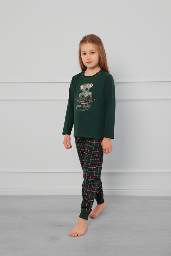 Fogo Pijama pentru copii Italian Fashion - verde/print 