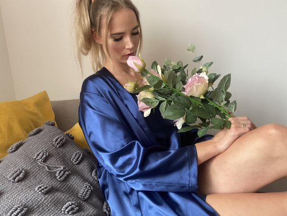 797 Halat clasic pentru femei Forex - albastru marin