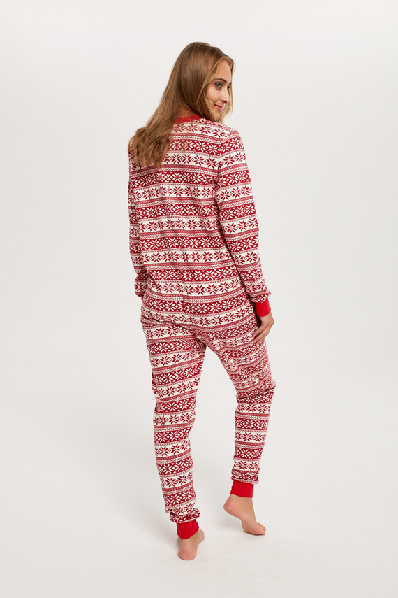 Salopetă pentru femei Alaska Italian Fashion- roșu