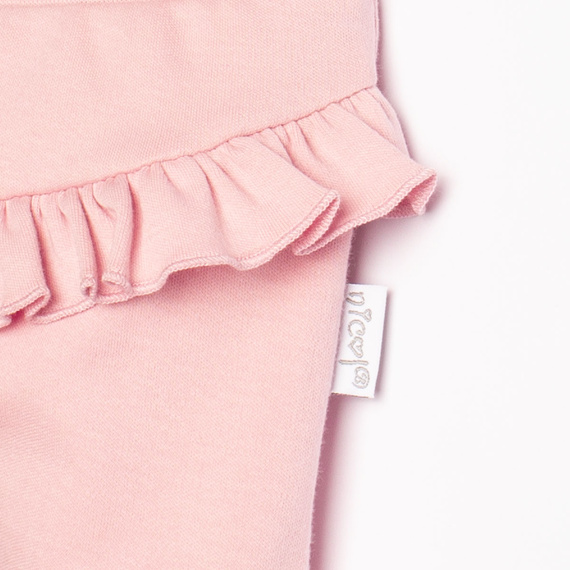 220010 Nicol pantalonași bebe roz 100% bumbac