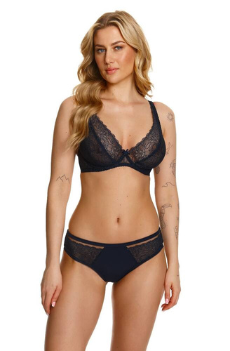 2402 Lupoline sutien bralette moale - albastru marin