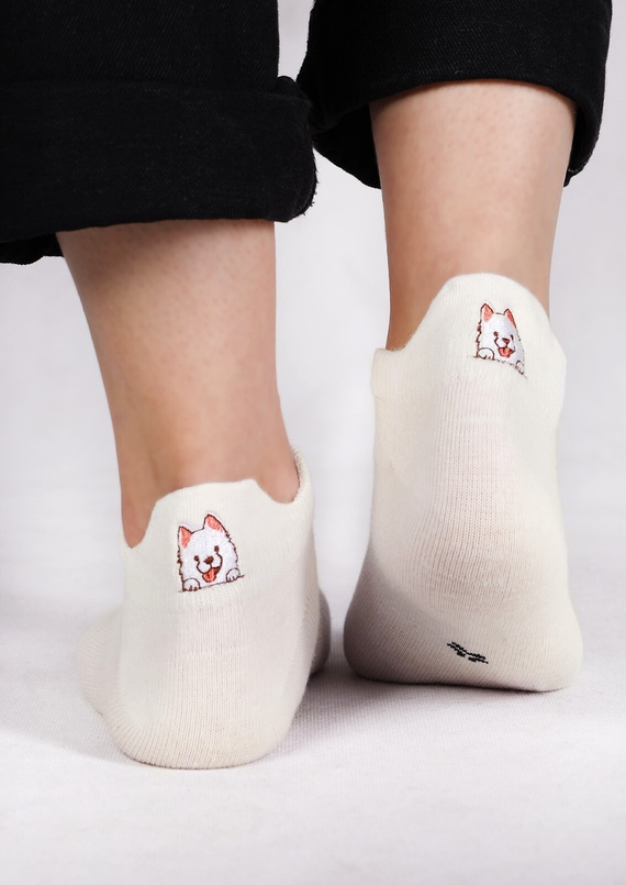 SKS-0033 A200 Șosete pentru femei Dogs YO! amesteca