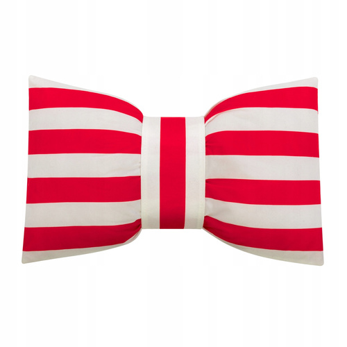 Pernă cu fundă de Crăciun 30x50, velur, de sub ac și ață – decorațiune de Crăciun