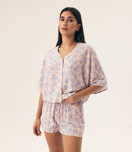 42670 Nadar Henderson Pijamale pentru femei - albastru deschis