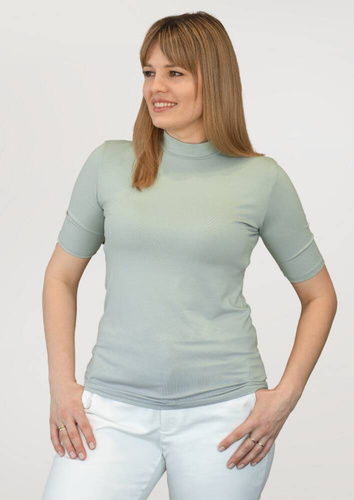 Bluză cu mâneci scurte Layla Babell - mentă