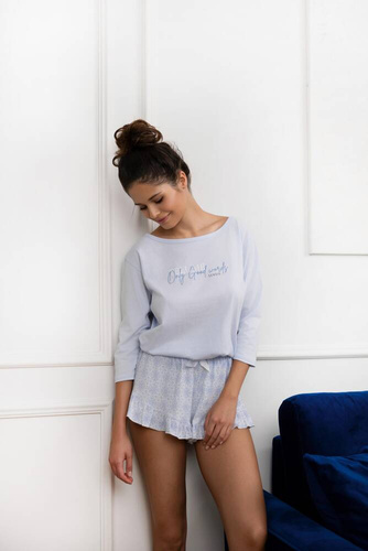 Pijamale Angela Sensis pentru femei - Albastru