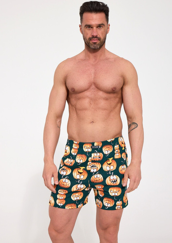 Boxeri bărbați Cornette Classic 001/195 011/195 Pumpkin 100% bumbac, lejeri