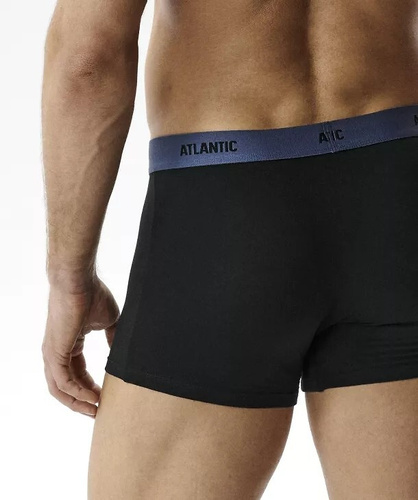 Boxeri bărbați Atlantic 6SMH-004 A6 negru – set 6 bucăți, 95% bumbac, croială ajustată