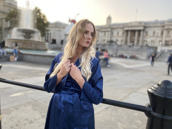 797 Halat clasic pentru femei Forex - albastru marin