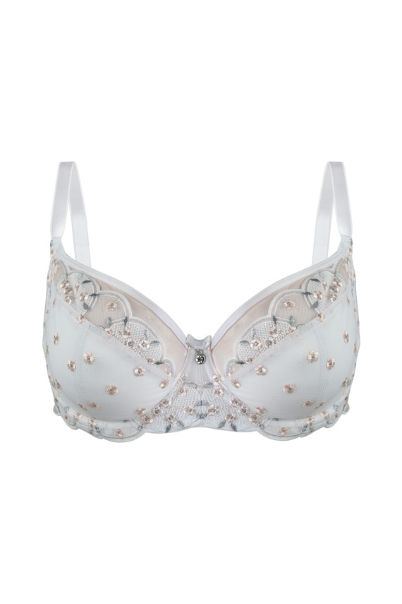 19226 Sutien moale Retro Milano, alb