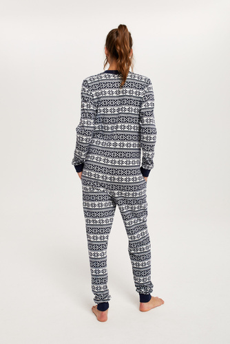 Salopetă pentru femei Alaska Italian Fashion - albastru marin