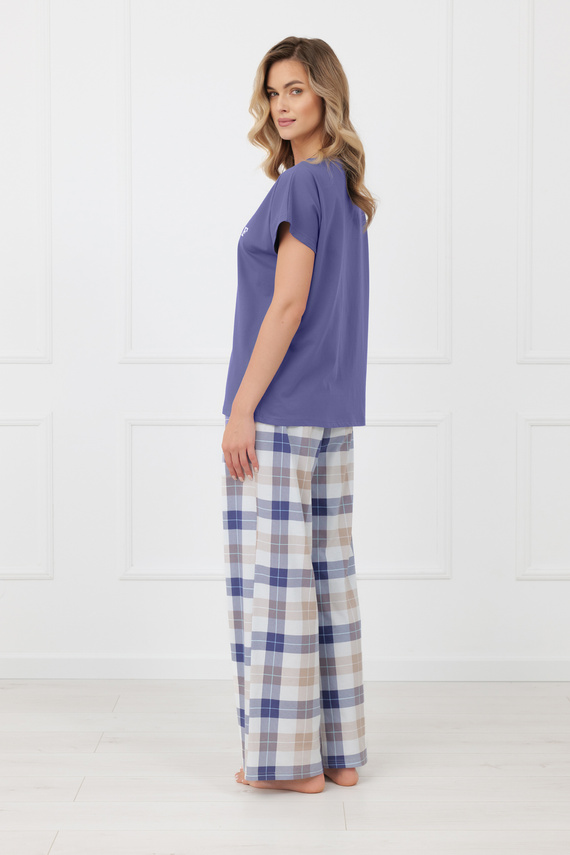 Pijama damă Rima Italian Fashion 100% bumbac pantaloni lungi