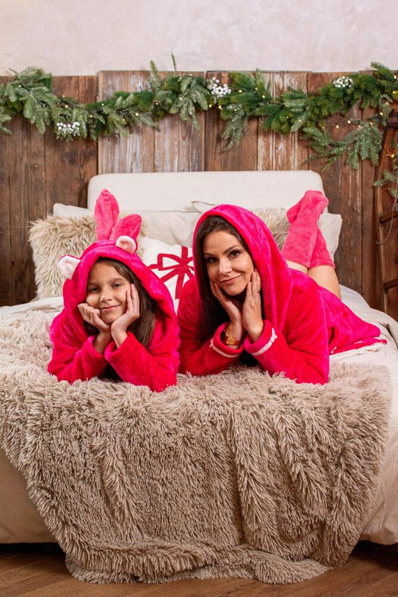 627 Soraya Halat scurt pentru femei Forex - zmeură / gri