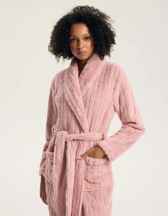 Henderson Greta 45408 Halat de damă Dusty Rose moale cu luciu