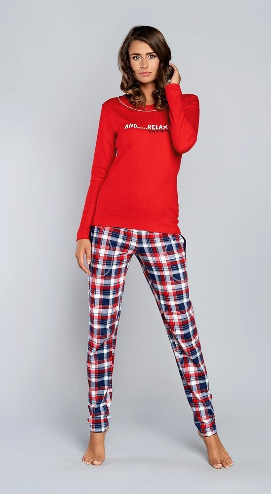 Olandia bumbac pijamale pentru fete Italian Fashion- roșu